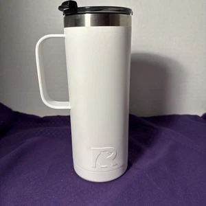 Rtic 20 Oz White Coffee Travel Mug Cup - Picture 1 of 8