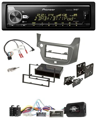 Pioneer Bluetooth USB DAB Lenkrad Autoradio für Honda Jazz ab 2014 silber - Bild 1 von 4