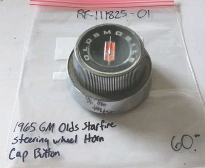Original 1965 GM Oldsmobile Starfire Volante Bocina Botón Tapa #386293 Foto 1 de 4