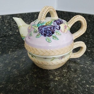 Té de rosas Tracy Porter Cottage para uno nunca usado - Imagen 1 de 9