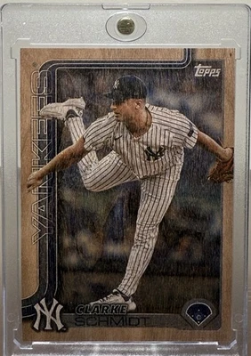Clarke Schmidt Wood /25 #395 2025 Topps Series 2 - Image 1 of 3