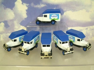 A FLEET OF 6 CORGI EX-LLEDO DAYS GONE DG13 1934 FORD A VANS VOLVIC GREAT VALUE! - Picture 1 of 1