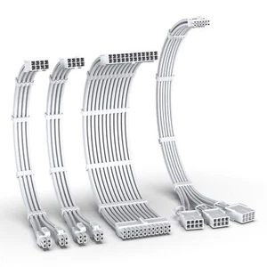 Kit de câble gainé PCIE 5.0 12VHPWRExtension de câble d'alimentation 16AWGPC ... - Afbeelding 1 van 7