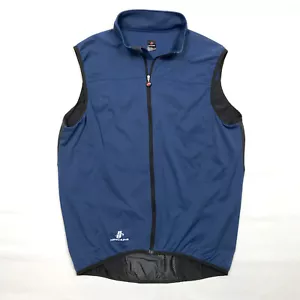 Hincapie Sportswear Men's Tour LT Vest Blue Sleeveless Cycling Windbreaker XL - Picture 1 of 6