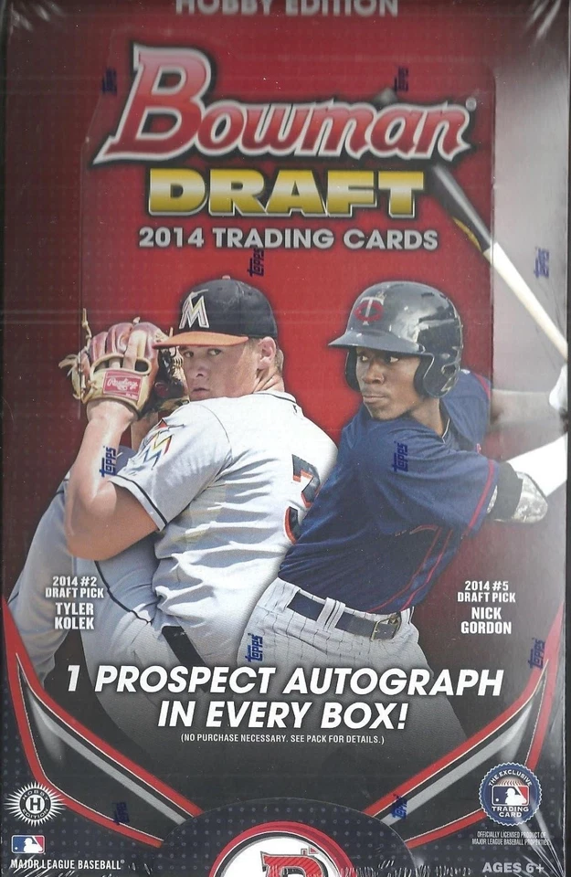 Caja de pasatiempos de béisbol Bowman Draft 2014 Kyle Schwarber ¿Auto? Foto 1 de 1
