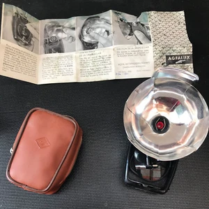 ALTER BLITZ (60ER JAHRE) AGFALUX + ANLEITUNG + WEICHES ETUI GÜRTELSCHLAUFE - Bild 1 von 8