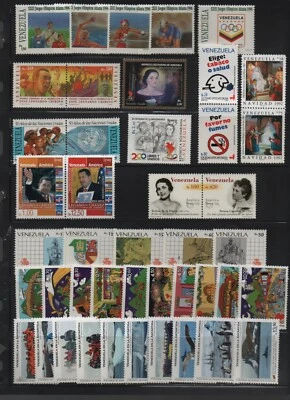Venezuela: 1991-214 lor of 12 complete sets, mint NH, Good pieces VZ2833 - Image 1 of 2