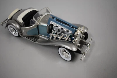 1935 DUESENBERG SSJ BLUE & SILVER 1/32 DIECAST MODEL CAR SIGNATURE MODELS 32318 - Image 1 of 4
