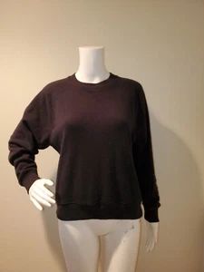 Victoria's Secret Black Logo Crewneck Sweatshirt S - Picture 1 of 5
