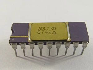 AD571KD Analog Devices 10 Bit A/D Converter DIC18 gebraucht, im gutem Zustand - Picture 1 of 2