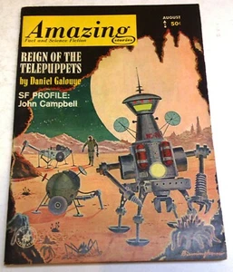 Amazing Stories – US digest – Aug. 1963 – Vol.37 No.8 - Disch, Rackham, Zelazny - Picture 1 of 6