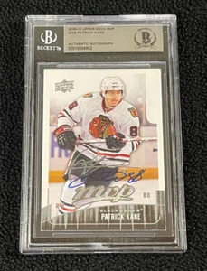 Patrick Kane Signed 2009/10 Upper Deck MVP Card #228 BAS Certified Blackhawks - Picture 1 of 2