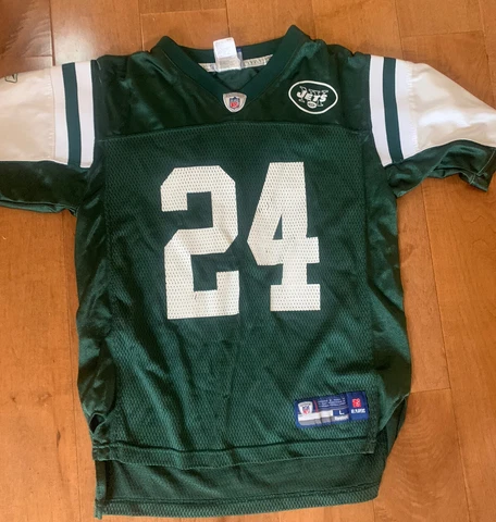 NFL Reebok New York Jets Darrell Revis Jersey Kids Size L!! Cover