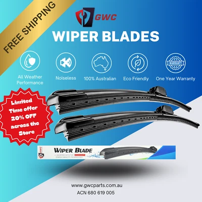 Premium Wiper Blades for Ford Transit Custom 2013-2023 (VN) Tailgate 28" & 30" - image 1 of 3
