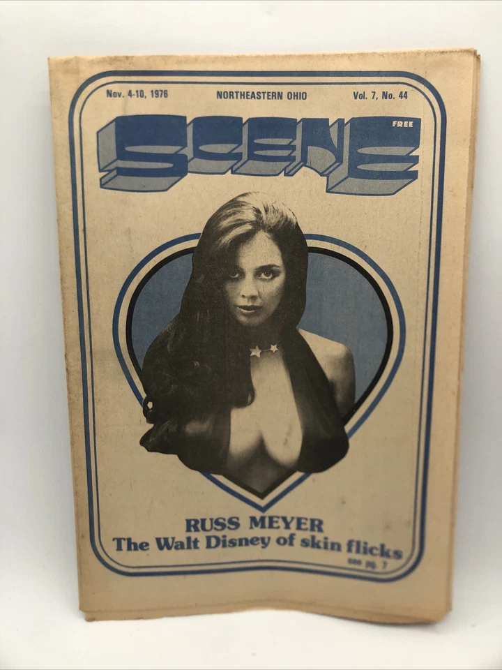 Cleveland Scene Magazine November 4-10, 1976 Vol.7,  No.44 RUSS MEYER INTERVIEW - Image 1 of 4