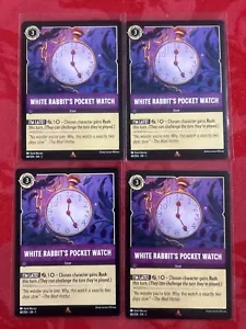 4x Disney Lorcana - White Rabbit's Pocket Watch - 68/204 - Rare - x4 - Picture 1 of 7
