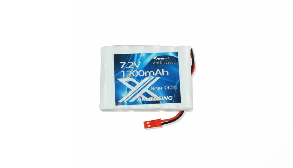 NIMH AKKU PACK 7,2V 1200MAH BEC STECKER von AMX Racing Amewi 28303 - Bild 1 von 1