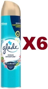 6PCS GLADE SPRAY OCEAN ADVENTURE DEODORANT ENVIRONMENT SPRAY 300ML HOME - Picture 1 of 2
