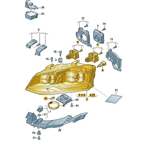 Volkswagen 6C1941773