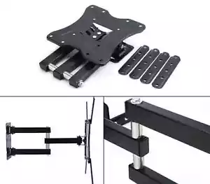 STAFFA TV 14" A 32-40-46-55 Porta Televisore Supporto Girevole Monitor a Parete - Foto 1 di 6
