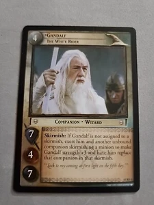 DECIPHER LOTR GANDALF THE WHITE RIDER BLACK RIDER 12RF 3 FOIL CARD - Picture 1 of 2
