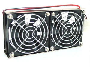 EverCool SBF-8B System Bracket Fan w/ Dual 80mm Fan - Afbeelding 1 van 2