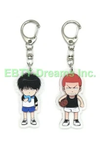 Set of 2 Slam Dunk Acrylic Keychain Hanamichi Sakuragi, Kaede Rukawa v1 - Picture 1 of 2