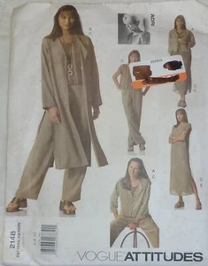 VOGUE PATTERN 2148 EASY DESIGNER MISSES/PETITE GRÖSSEN 6 8 10 UNGESCHNITTEN - Bild 1 von 2
