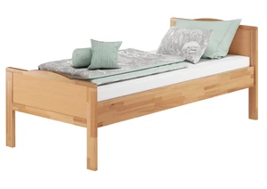 Seniorenbett Überlänge extra hoch Einzelbett Buchenholz 90x220 Zubehör wählbar - Bild 1 von 19
