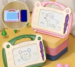 14 Magnetic Kids Drawing Boards Art Word-pad 6 Pink 8 Blue Toddler Learning Pen - Picture 1 of 8