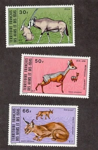 French colonies Afars Issas stamps C74-C76 - Mammals - 1973 MNH BkA - Picture 1 of 1