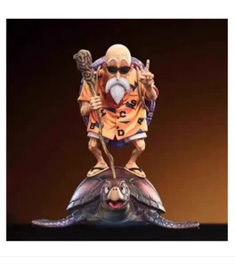Figurine Dragon Ball Z – Maître Roshi sur Tortue – 23 cm – Tortue Géniale PVC - Imagen 1 de 6
