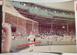 BOSTON RED SOX TYPE I SNAPSHOT PHOTOGRAPH c1972 BOB BURDA-FREE USA SHIP - Picture 1 of 2