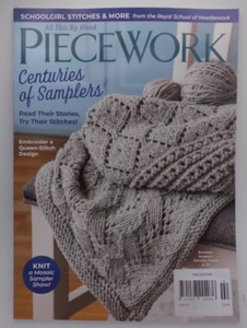 Piecework magazine Summer 2025 Embroider a Queen-stitch Design, SchoolgirlStitch - Picture 1 of 1