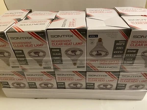 **2 Pack** Clear Heat Lamps 250W 120v 5,000 Hours - Picture 1 of 2