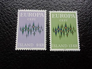 ISLANDE - timbre yvert/tellier n° 414 415 n** MNH (CYN42) - Picture 1 of 1