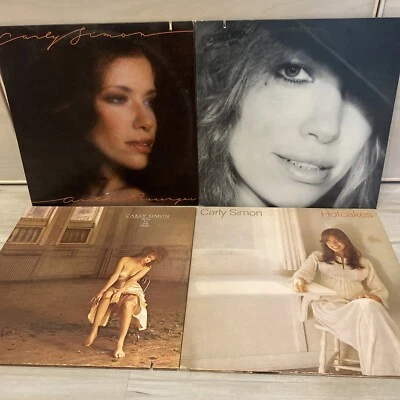 CARLY SIMON 4 VINYL LOT Another Passenger Boys In The Trees Hotcakes Spy - Image 1 of 4