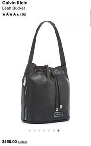 Calvin Klein Classic bucket bag NWT - Picture 1 of 11