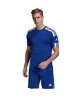 Adidas Team Sport T Shirt Squadra 21 Jersey Royal Blue Mens - Gk9154 Size Small