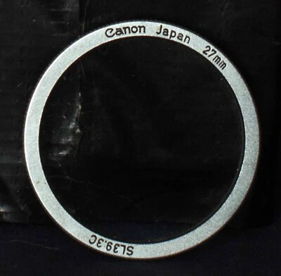 Canon 27mm SL39.3C skylight filter, no case included. - Image 1 of 2