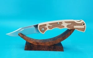 Vintage Buck USA 422 Desert Storm Camo Bucklite Lockback Pocket Knife! 1990 Date - Picture 1 of 12