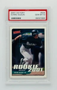 2001 Victory Ichiro Suzuki Rookie RC #564 PSA 10 GEM MINT Mariners ๐ - Picture 1 of 2