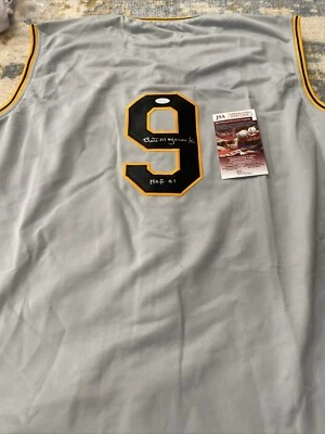 Bill Mazeroski Autographed Custom Grey Sleeveless Jersey JSA WPP135828 HOF 01 - Image 1 of 4