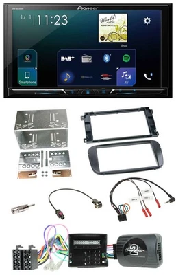 Pioneer Lenkrad Bluetooth USB 2DIN DAB Autoradio für Ford C-Max Galaxy Focus sch - Bild 1 von 4