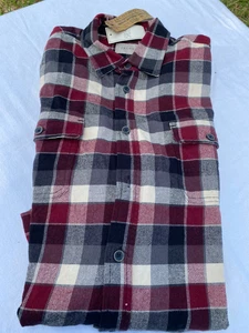 Jachs.MFG.CO Mens Flannel Shirts Brawny Heavyweight Button Down Shirt Size XL T - Picture 1 of 4