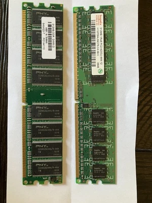 Hynix 512 MB 1Rx8 PC2-5300U-555-12 pines memoria RAM de escritorio y RAM sin marca LOTE 2 Foto 1 de 3