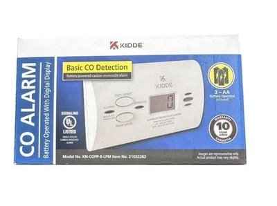 Kidde KN-COPP-B-LPM alarme de monóxido de carbono operado por bateria com display digital - Imagem 1 de 2