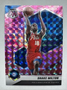 ⭐🦄 2020-21 Panin2020-21 Panini Mosaic - Shake Milton #56 Pink Camo Mosaic Prizm - Picture 1 of 2