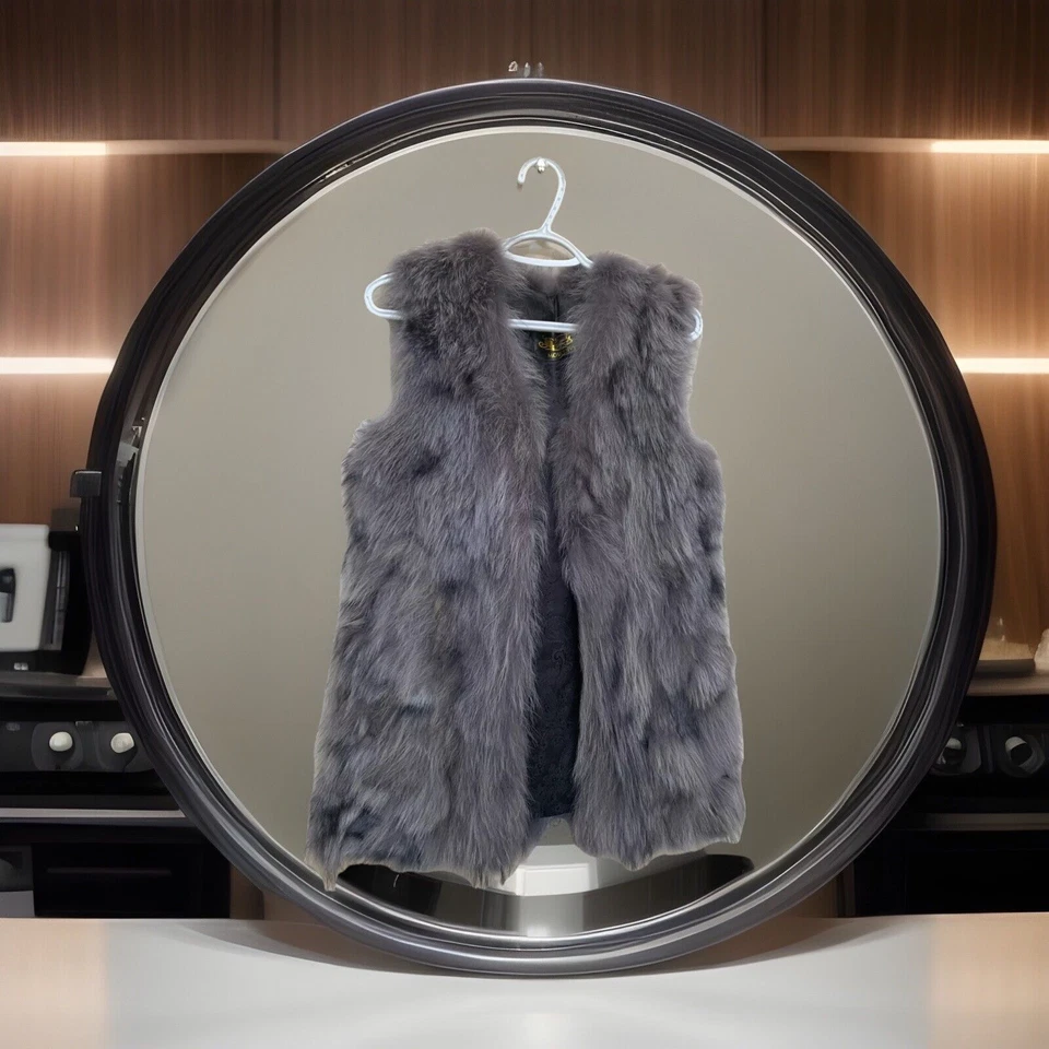 Gray Furr Vest Casual/Formal China Brand - Image 1 of 4