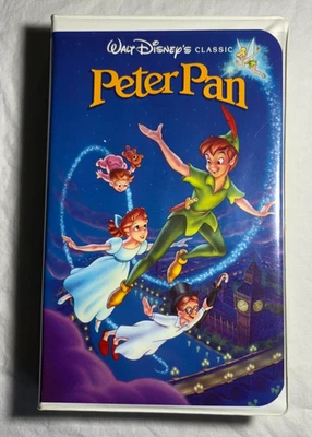 RARE Walt Disney's Peter Pan - Black Diamond Edition VHS - Excellent Condition Foto 1 de 4